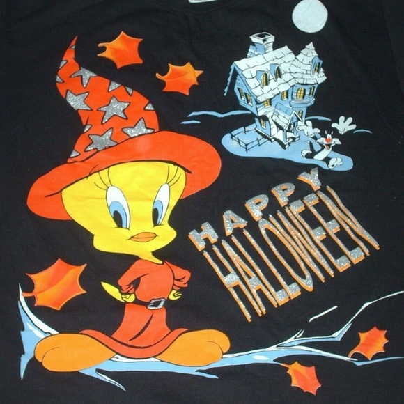 Tops Looney Tunes Happy Halloween Tshirt Tweety Bird Poshmark